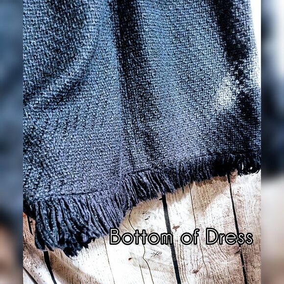 Tory Burch natalia sleeveless dark Blue tweed dress - Picture 7 of 9